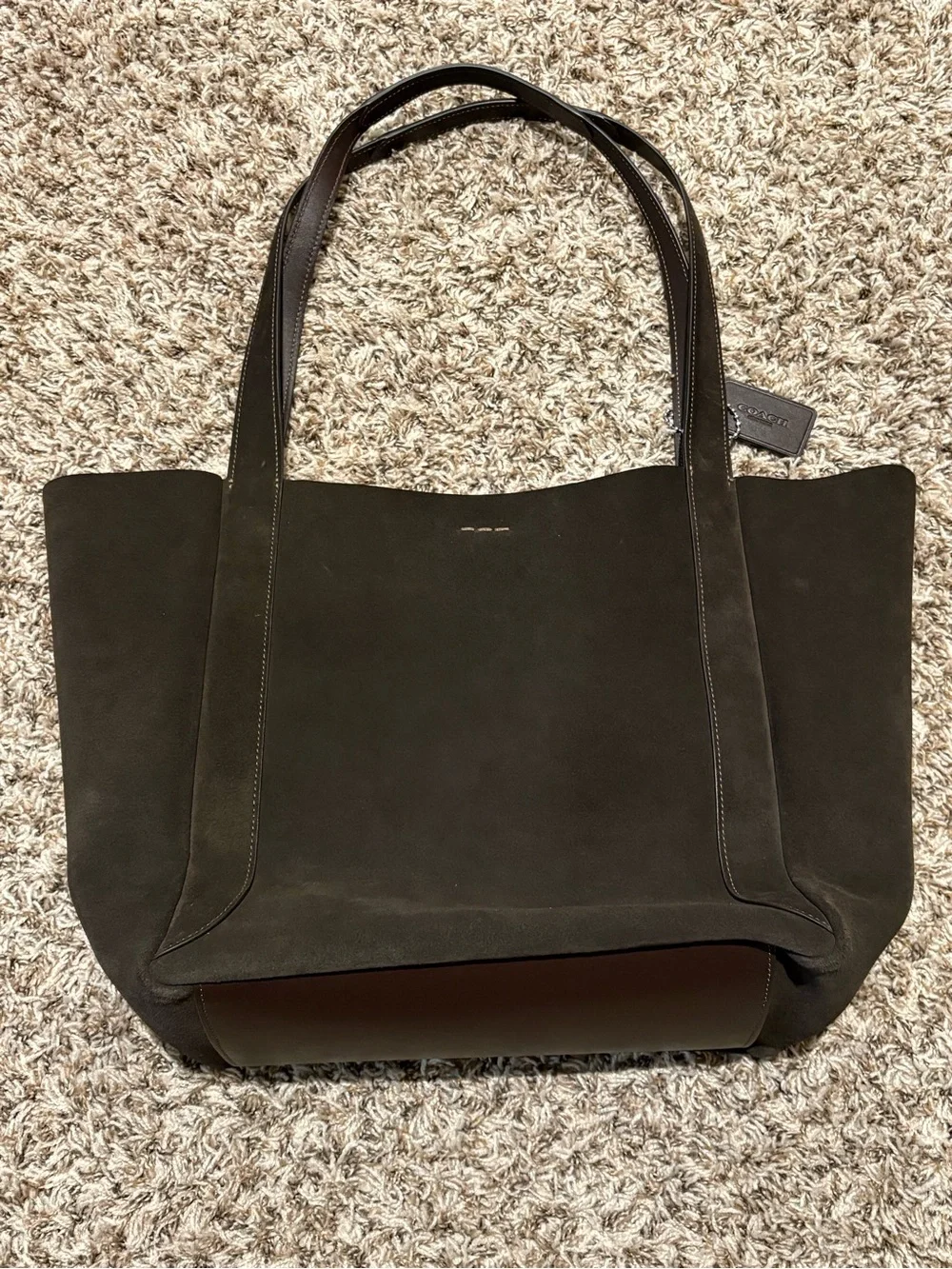 Coach Hadley tote bag in suede